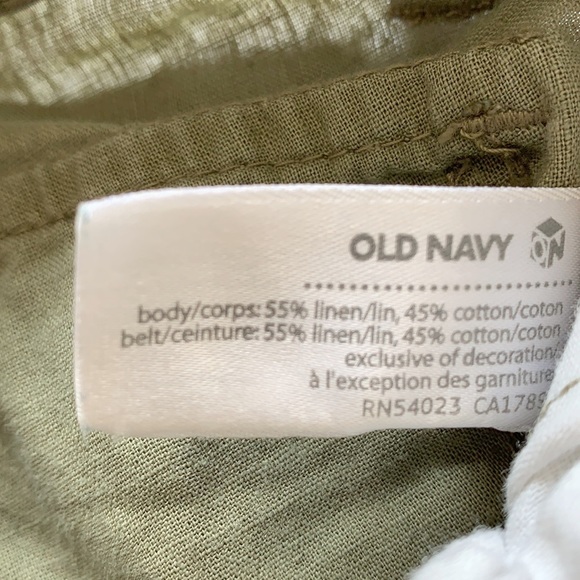 8/$20 Linen Blend Convertible Shorts Size 4 - Picture 8 of 8